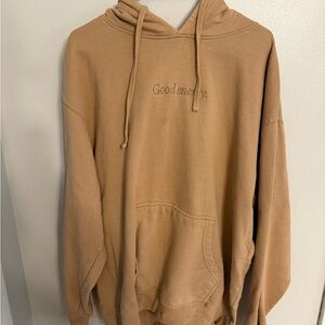 Good Energy Tan Hoodie
